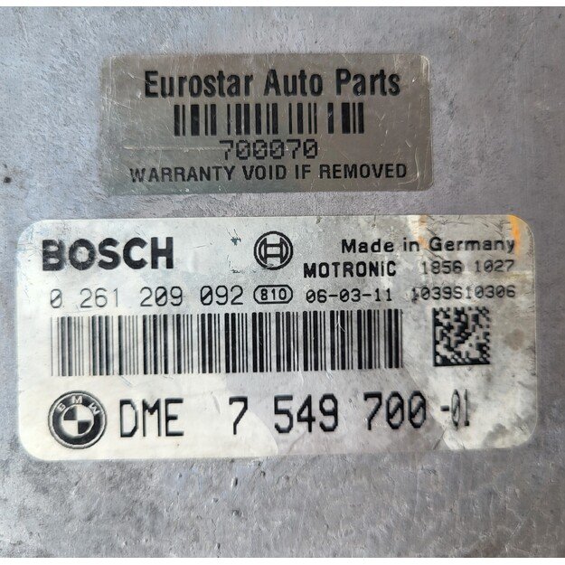 BMW E60 E63 E64 E65 E66 ECU ECM ENGINE CONTROL MODULE 7549700