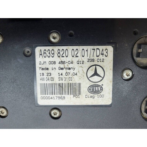 MERCEDES-BENZ VITO (W639) (09.03-) INTERIOR LIGHTING FRONT A6398200201 1